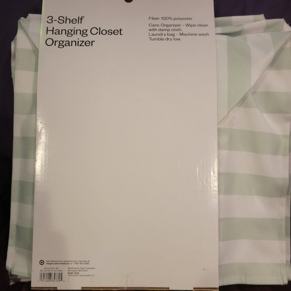 3-shelf hanging closet organizer - Picture 3 of 3